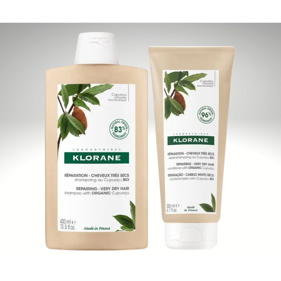 แชมพูสำหรับผมแห้ง KLORANE CUPUACU BIO - Nutrition and Repair Shampoo - Very Dry Hair  จากฝรั่งเศส