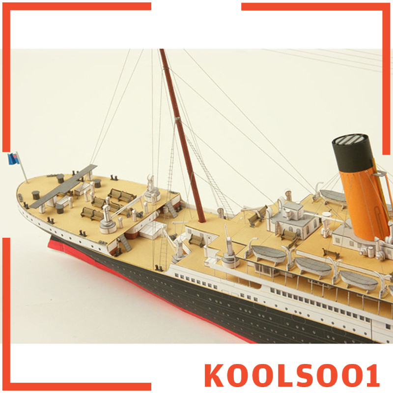 [Koolsoo1] 1/400 British Titanic Ship Paper Model Kit Toy Collectibles Jewelry