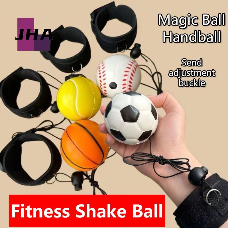 [JHA] Return Hand Wrist Fitness Balls ฟองน้ํายาง Rebound กีฬากลางแจ้ง Bouncy Balls ใหม่