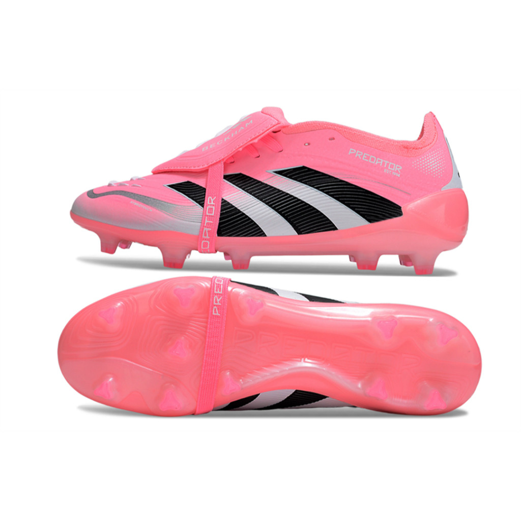 2025 Predator Elite FG รองเท้าฟุตบอลถักกลางแจ้งสําหรับผู้ชายกันลื่นทนทาน 0QCM