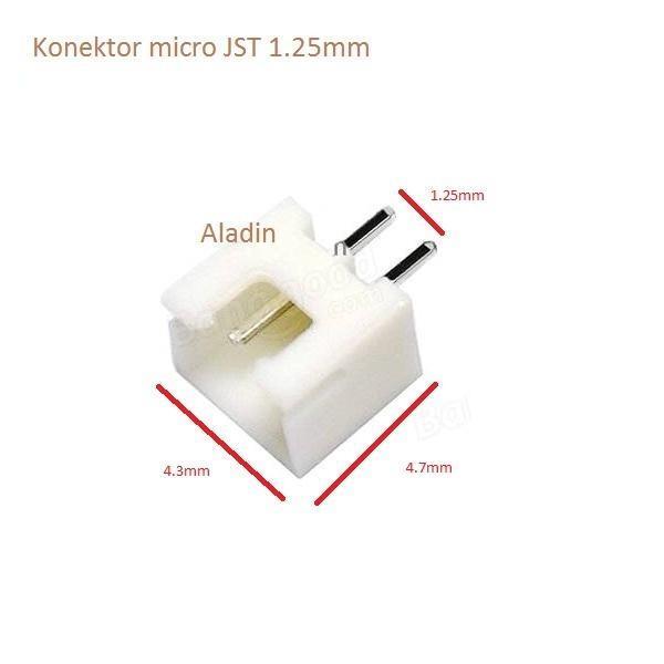 JST Micro Connector 1.25 มม.2pin 2 Pin Micro Jst Connector Mini Jst 2P