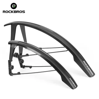 【TH Delivery】ROCKBROS บังโคลนสำหรับจักรยาน ขนาด 26-27.5 และ 700C ปรับได้ทั้งด้านหน้าและหลัง มี Quick-release mount