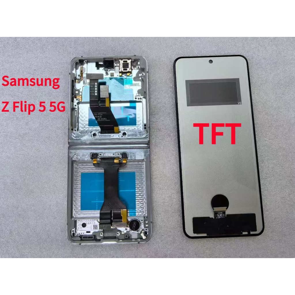 คุณภาพสูง TFT LCD สําหรับ Samsung Z Flip 5 z Flip5 จอแสดงผล LCD SM-F731B F731N จอแสดงผล Touch Screen Digitizer อะไหล่