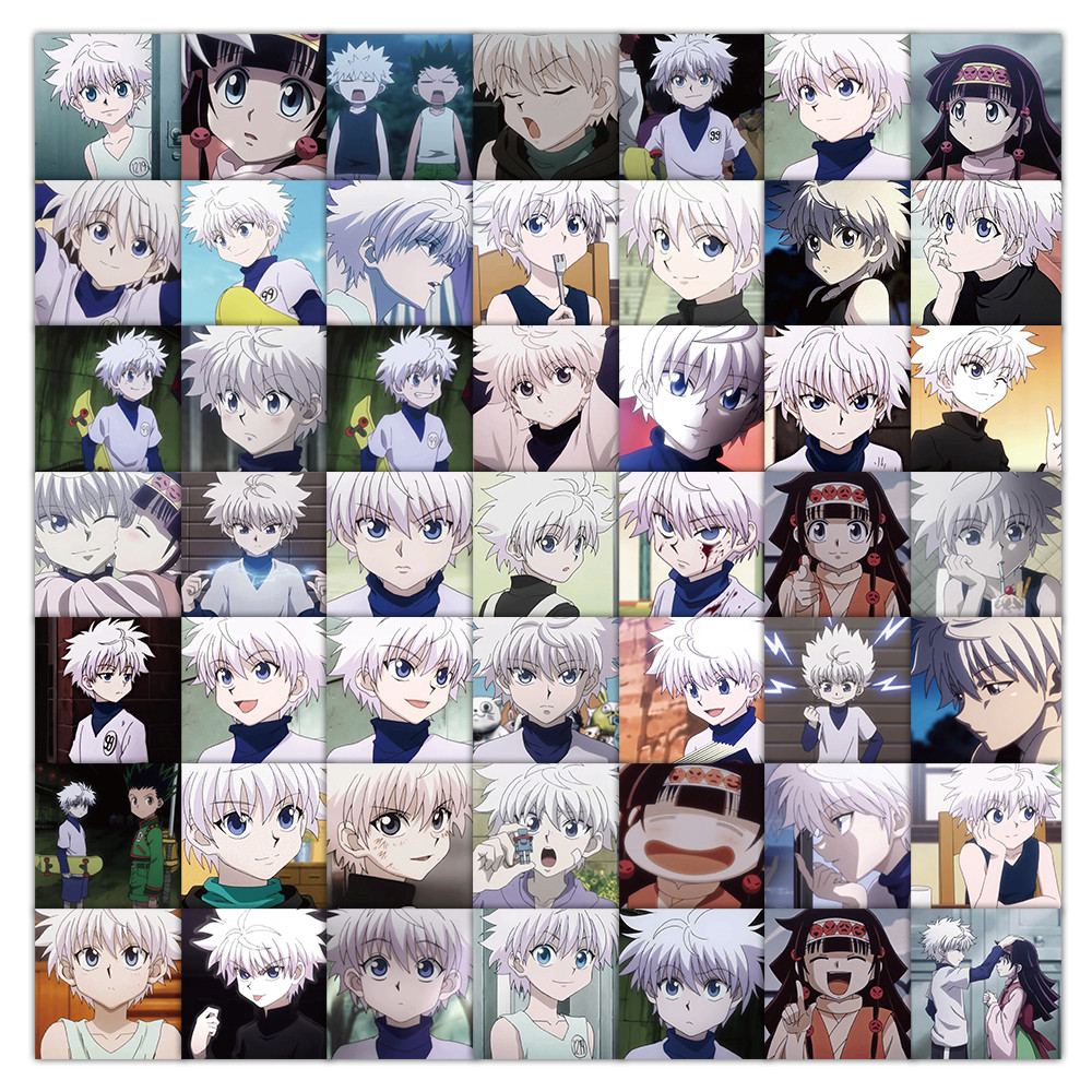 59 ชิ้น Hunter x Hunter Themed สติกเกอร์ - Cool Anime Character Decals สําหรับ Journal & DIY Craft ตกแต่ง