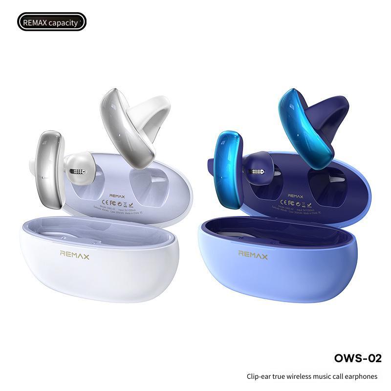 OWS-02 ใหม่คลิปหู OWS หูฟังไร้สายบลูทูธ 5.4 Music Call Earclip หูฟังไร้สาย