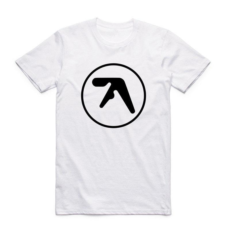 การจัดส่งภายใน 24 ชั่วโมง Men And Print Aphex Twin T Shirt O-Neck Short Sleeve Popular Music Band Ae