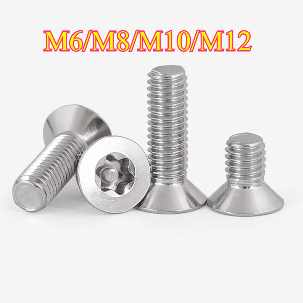 สกรูหัวจมสแตนเลส   น็อตหัวจม น็อตหกเหลี่ยม   304 หัวจมดอกเห็ด M6/M8/M10/M12YXSH-1