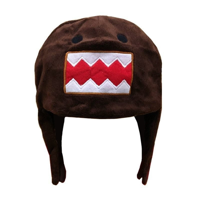Domo Kun Plush Ushanka หมวกน่ารักหมวกฤดูหนาวสําหรับผู้หญิงผู้ชายชายหญิงเด็กการ์ตูนอะนิเมะหมวก Gorras