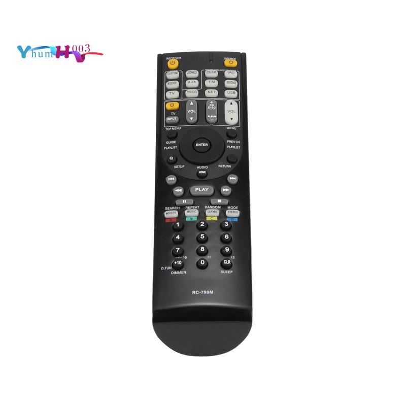 [yhumh003]รีโมทคอนโทรลสําหรับ RC-799M HT-R391 HT-R558 HT-R590 HT-R591 HT-S5500 RC-834M RC-737M RC-81