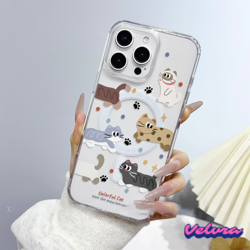 เข้ากันได้สำหรับ iPhone เปลือกดูดแม่เหล็ เคสไอโฟน สำหรับ 17promax 13 14plus15 PRO max XR 12 13pro 7P 14 promax 17pro XS