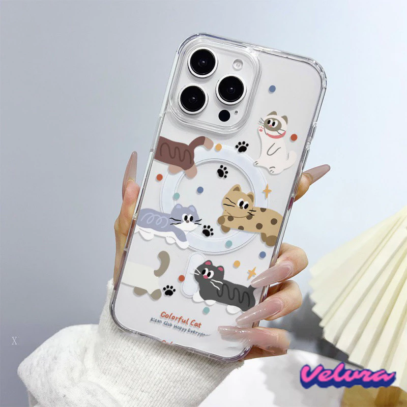 เข้ากันได้สำหรับ iPhone เปลือกดูดแม่เหล็ เคสไอโฟน สำหรับ 17promax 13 14plus15 PRO max XR 12 13pro 7P 14 promax 17pro XS