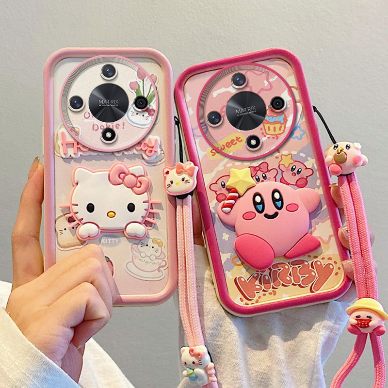 เคสโทรศัพท์กันกระแทกสไตล์สุภาพสตรีพร้อมเชือกเส้นเล็ก Honor x8d x5c plus x5b x5c x5 plus x5b plus x8 