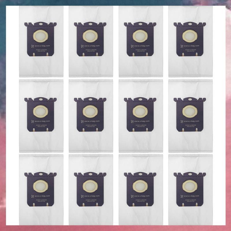ถุงเก็บฝุ่นสําหรับเครื่องดูดฝุ่นคลาสสิก EL200F EL200F EL4100 EL4200 EL6985 EL7000 EL85009(12PCS)