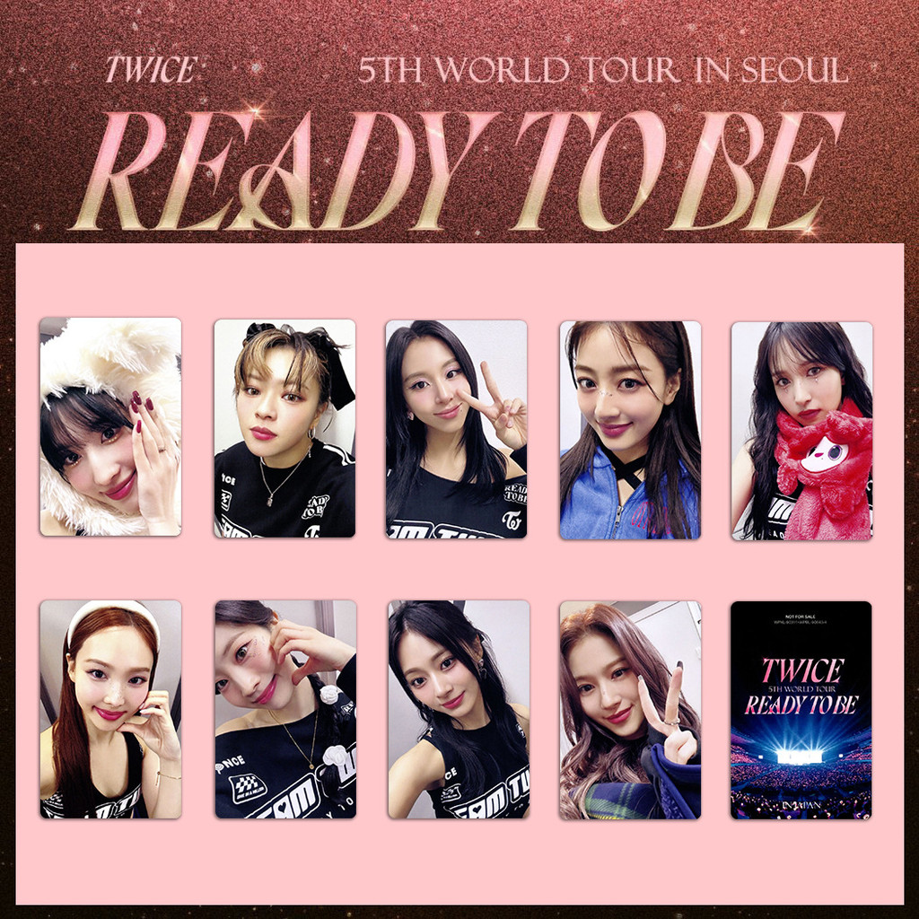 TWICE 5TH READY TO BE World Tour Photocard Concert สินค้า Photocard Photocard 2026.1.20