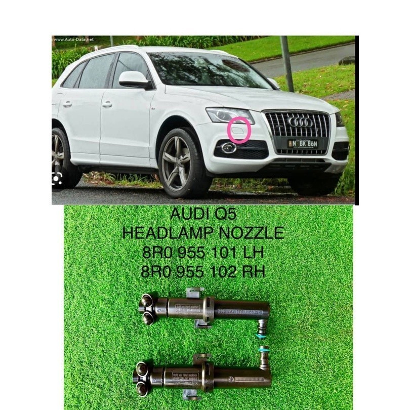 AUDI Q5 TSI HEADLAMP NOZZLE(PRICE สําหรับ 1)ชิ้นส่วนรถยนต์ ของแต่งรถ