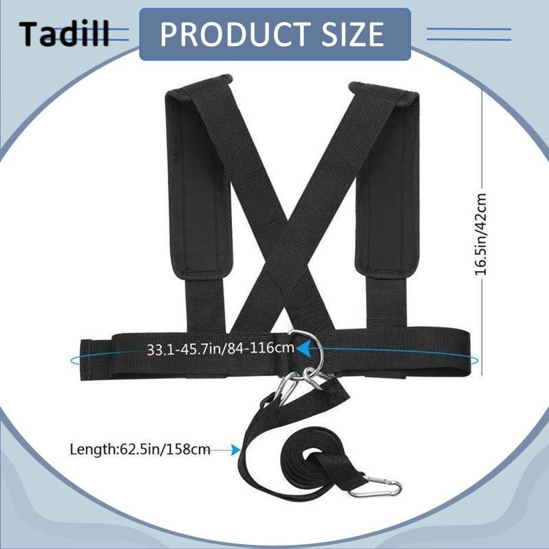 Tadill Resistance Bands สายรัดไนลอนสำหรับสร้างความแข็งแกร่งและออกกำลังกายไหล่ ใช้ได้ทั้งที่บ้านและยิม — صورة 7