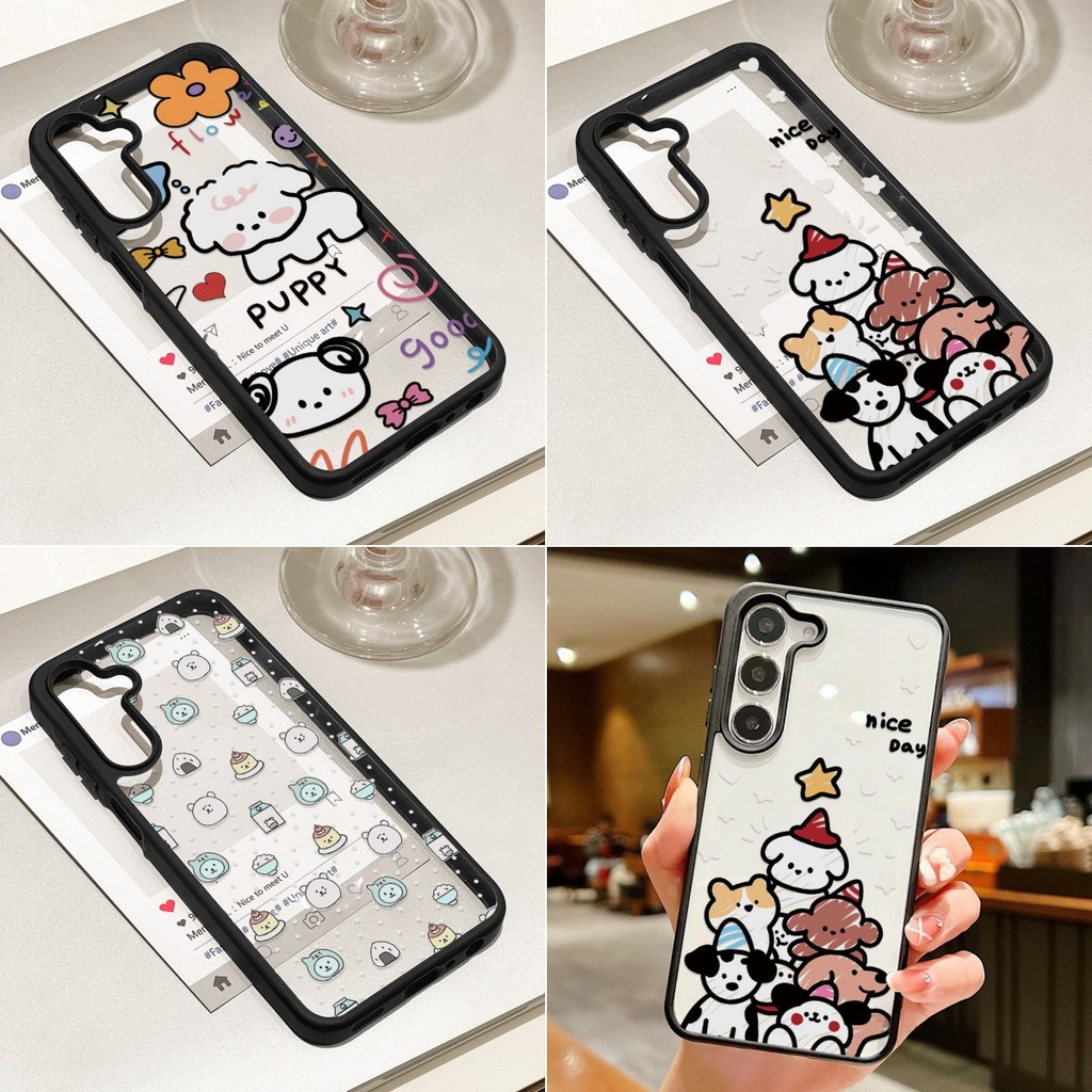 อะคริลิกเคสโทรศัพท์ for samsung A56 A54 a55 5g A35 A15 A07 A06 A05S A16 A17 A34 A36 A14 A12 A25 4G S26 s24 ultra s25 เคส