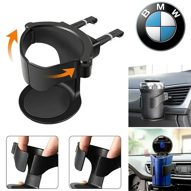 BMW F10F30E36E46E90X1X2X3X4X5X6X7iX2 iX3i4i5i7   ที่วางแก้วเครื่องดื่มแบบพับได้สําหรับรถยนต์ ช่องระบ