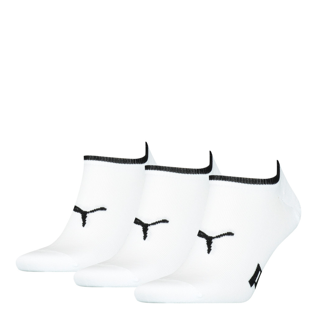 PUMA Various PUMA Unisex No Show Socks (3-Pack) สีขาว - 94767204 — صورة 2