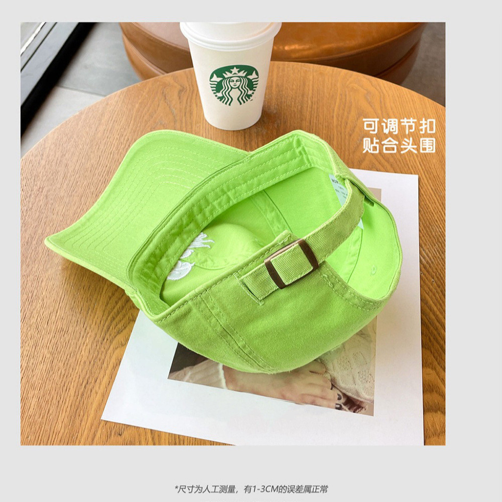 หมวกเบสบอล ปักตัวอักษรแฟชั่น สีสันสดใส พร้อมส่งจากไทย ราคา ถูกที่สุด ดีลบีเคเค แกลเลอรีภาพที่ 4