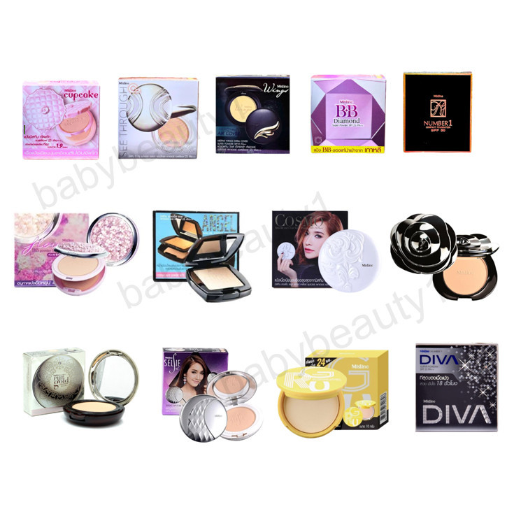 Mistine แป้งพัฟมิสทิน รวมทุกสูตร ของแท้พร้อมส่ง