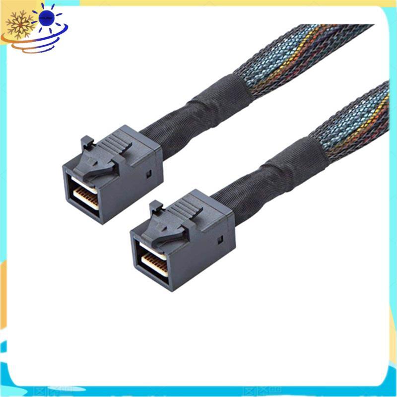 [Xenia] 1m SFF-8643 Mini SAS HD Server เมนบอร์ด Backplane สาย SFF 8643 ถึง 8643 สาย MINI SAS สําหรับ