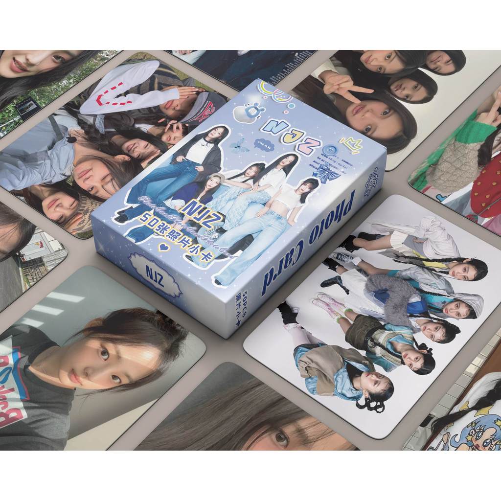 50-124pcs NJ เลเซอร์โฮโลแกรม Lomo การ์ด 2nd Anniversary How Sweet Album Photocards BUNIES CAMP CLUB 