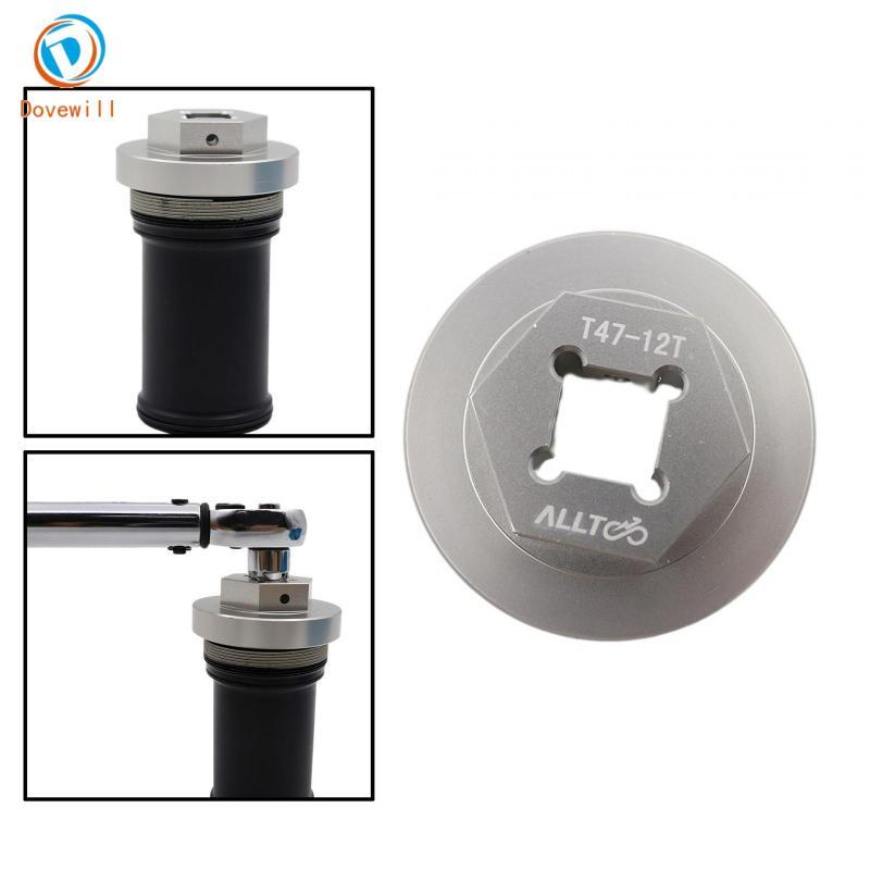 Dovewill Bottom Bracket Tool ส่วนซ่อมบำรุงสีเงิน สำหรับ BB 30 และ T47