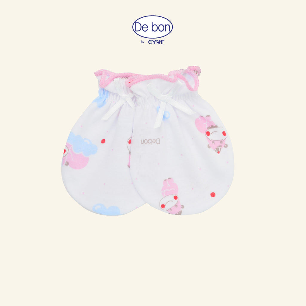 DE BON BY ENFANT ถุงมือและถุงเท้าเด็กอ่อน  (ลายการ์ตูน)(ขายแยกชิ้น) EI9AY0&EI9AY1