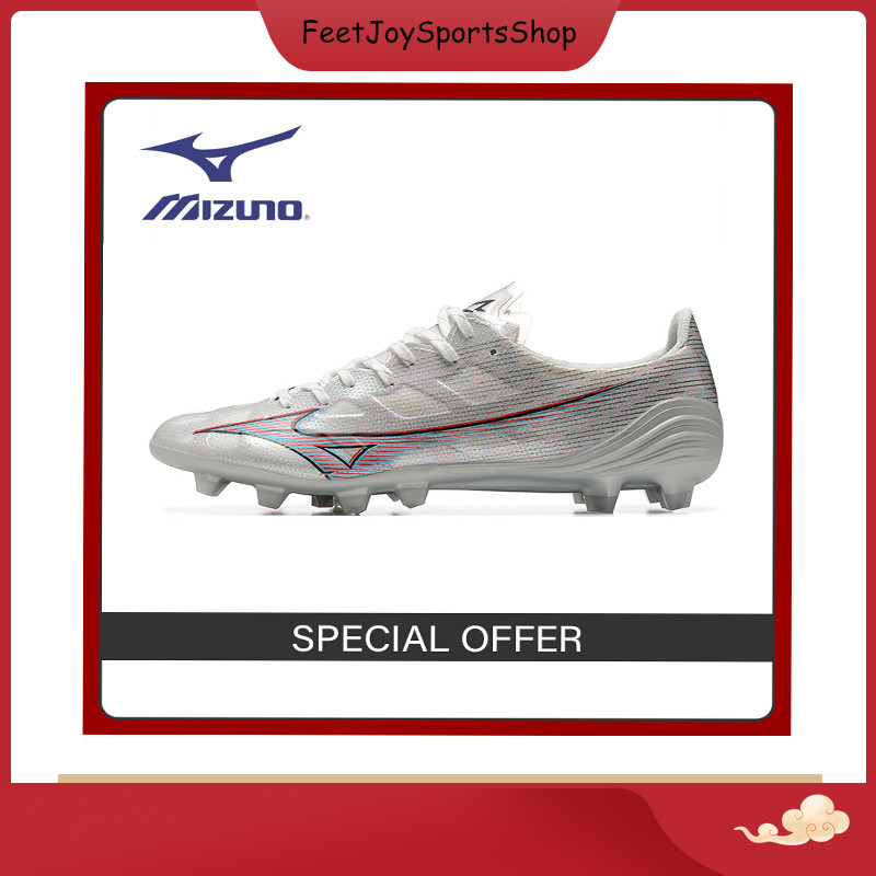 【ของแท้อย่างเป็นทางการ】 MORELIA NEO III PRO FG Made in Ja รองเท้าสตั๊ด รองเท้าฟุตบอลผู้ชาย White  Fo