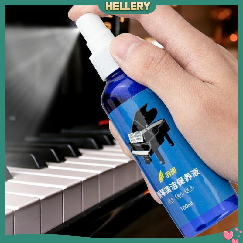 [HelleryTH] สเปรย์ทําความสะอาดเปียโน Universal Dust Remover Quick Shine Kit สําหรับดูแลเปียโนและเครื