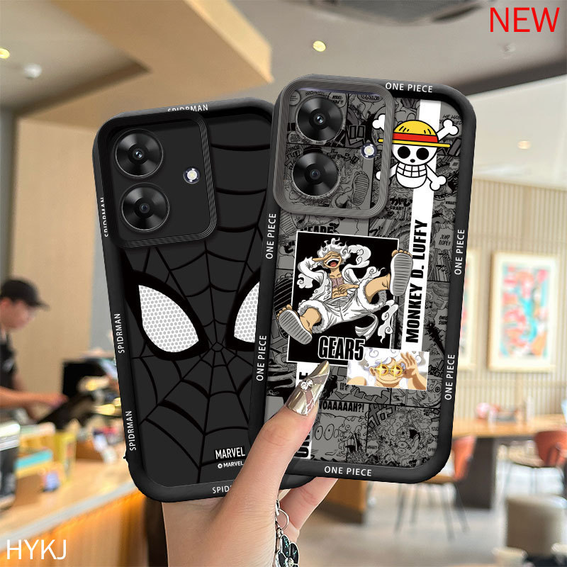 เคส REALME note60 C61 Anti fall อะนิเมะการ์ตูน TPU ซิลิโคนอ่อนนุ่มอะนิเมะเคสโทรศัพท์น่ารัก TYNS