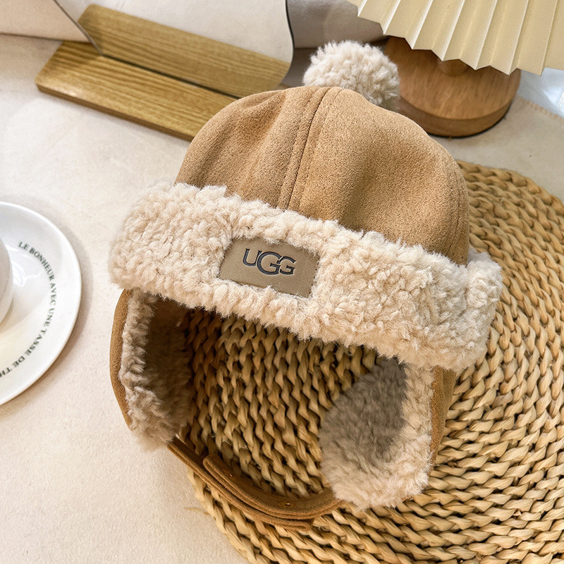 หมวก Uggs เด็กสไตล์ Lei Feng ป้องกันลมหนาว สำหรับเด็กและวัยรุ่น