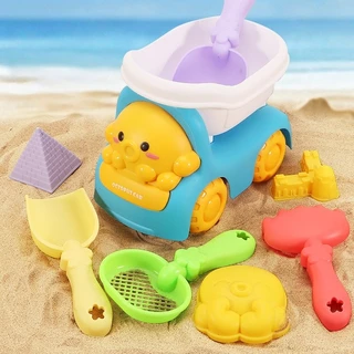 ของเล่นทราย ชุดตักทราย ของเล่นทะเล 19/8PCS ของเล่นที่ตักทราย ของเล่นกลาง
