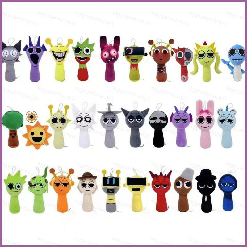 ZY1 Sprunki ตุ๊กตาตุ๊กตาของขวัญสําหรับสาวตกแต่งบ้านตุ๊กตาของเล่นสําหรับเด็กคอลเลกชัน YZ1