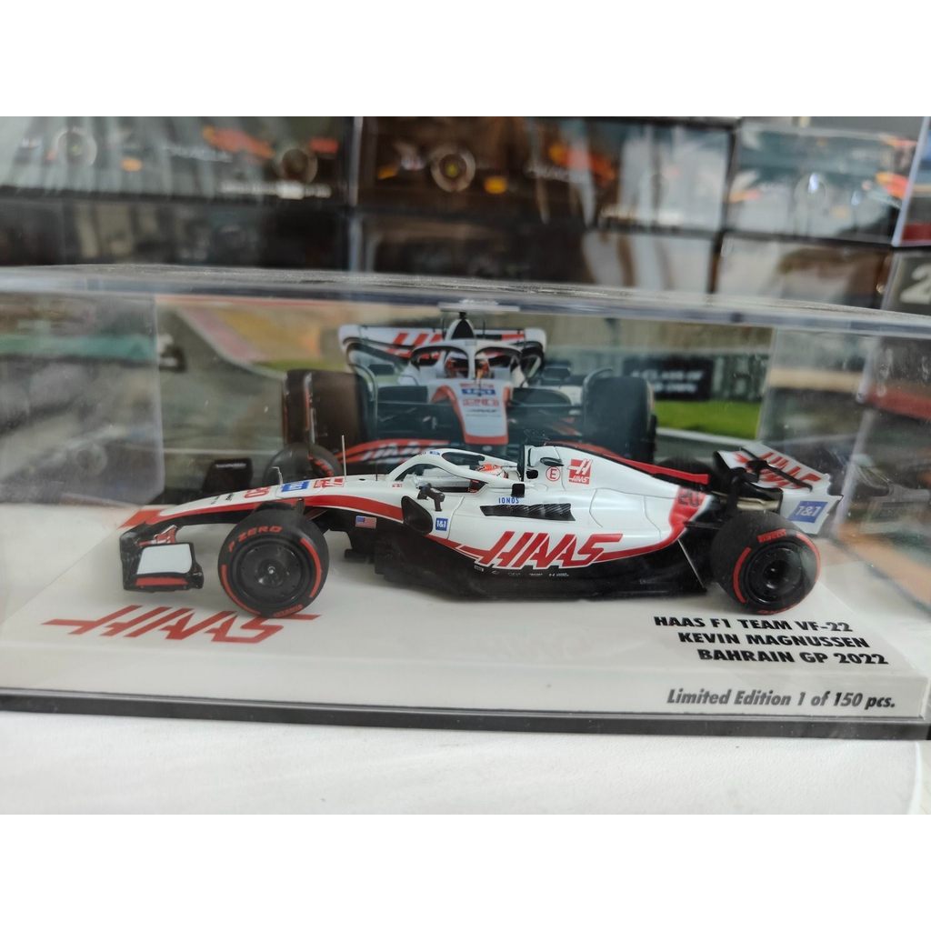 [คลังสินค้าพร้อม] Magnusen Hussen Fleet VF-22 รถแข่ง ck บันทึกพิเศษ Mini Cut 43 Scale Racing Car Mod