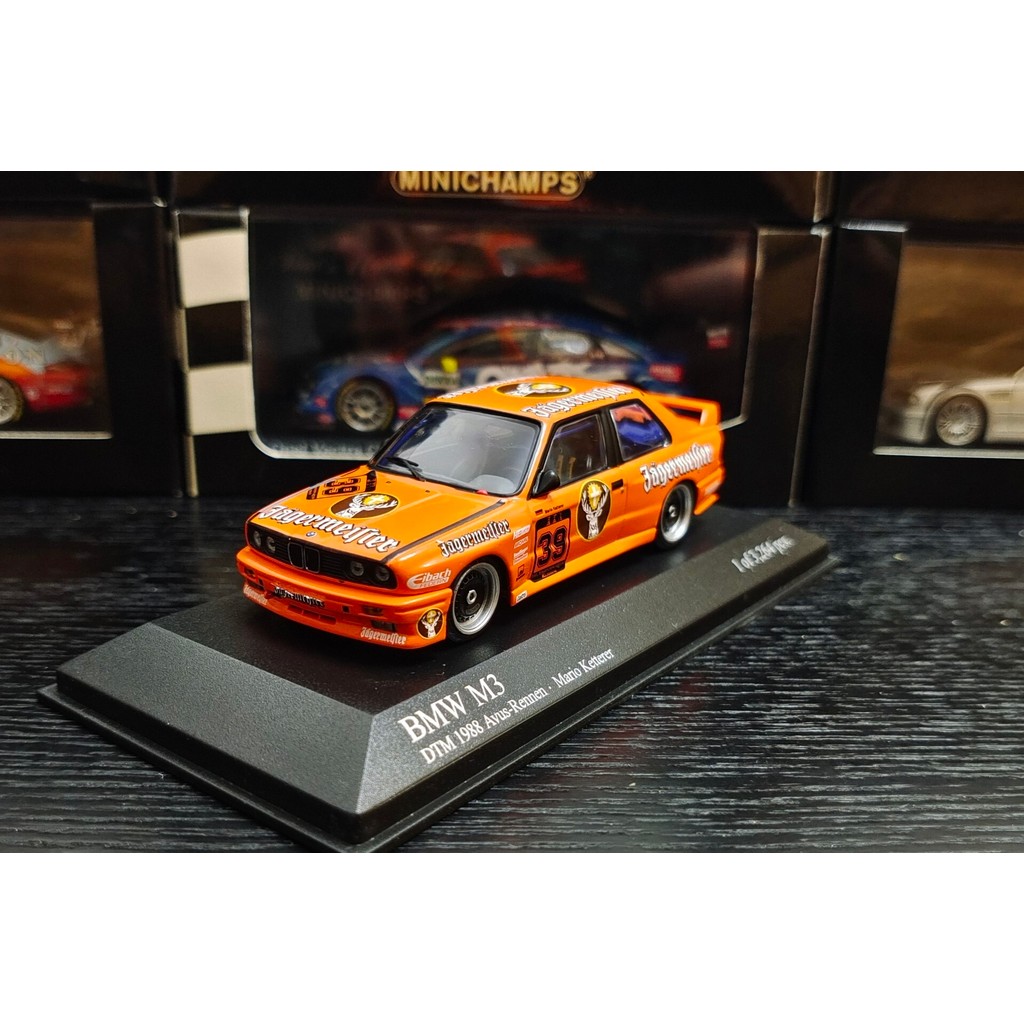 [คลังสินค้าพร้อม] minichamps Mini Cut 43 1/43 รุ่น BMW m3 BMW e30 Wild Grid Coating Deer Head Out of