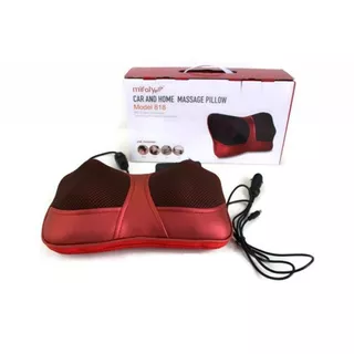 1.9/3.1หมอนนวดคอและไหล่อย่างดี ปรับความแรง 2 ระดับ CAR AND HOME MASSAGE PILLOW ใช้ไฟบ้าน & รถยนต์ อุปกรณ์ครบชุด รุ่น 818