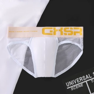 New ผ้าสบายเซ็กซี่ชุดชั้นในผู้ชาย bikini ผ้าตาข่าย กางเกงตัวอักษรUนูน ผู้ชายบิกินี่Mens ชุดชั้นในInnerwearภายใต้สวมใส่