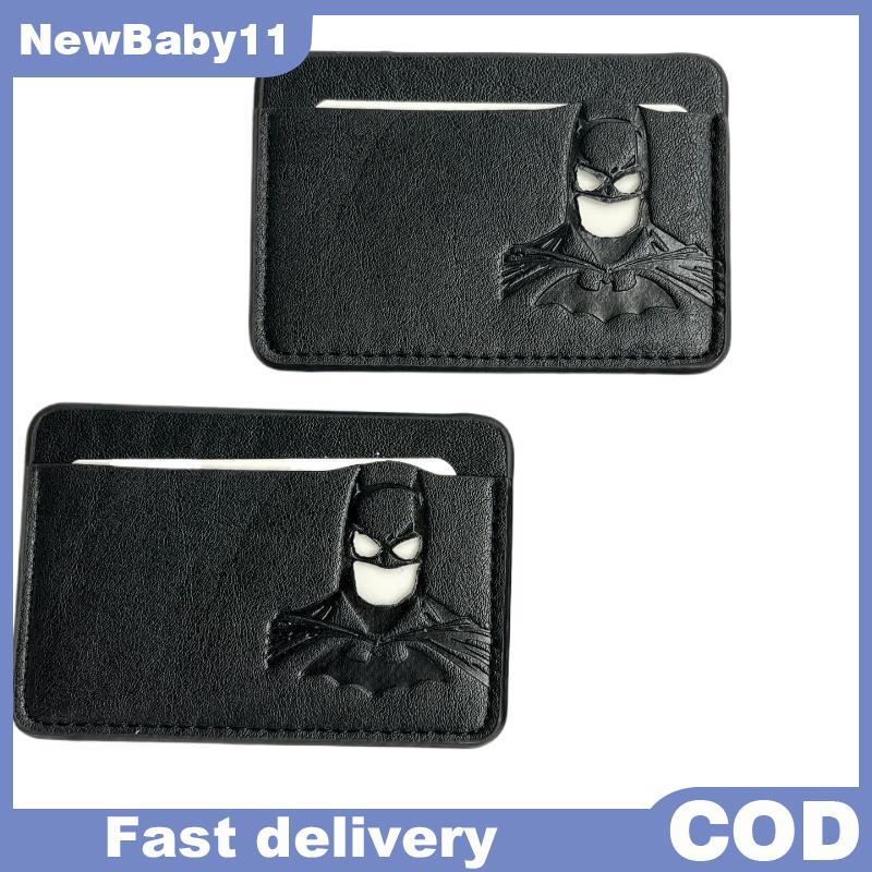 NY Bat ID Wallet Slim Leather Card Holder Case Wallet With Hero Mask Creative Anniversary Birthday F