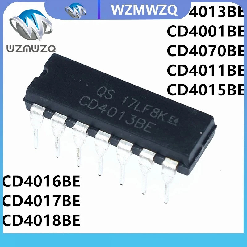 5PCS CD4013BE CD4013 DIP CD4001BE CD4007BE CD4011BE CD4015BE CD4016BE CD4017BE CD4020BE CD4021BE CD4
