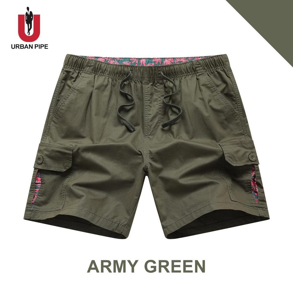 URBAN PIPE กางเกงขาสั้นผู้ชายทรงคาร์โก้ 6 กระเป๋า เหนือเข่า ไซส์ 28-34 พิมพ์ลาย เหนือเข่า 5218 - รูปที่ 6