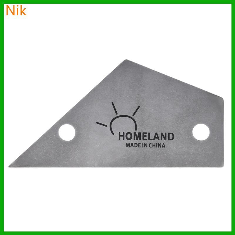 บ.น.ค.ศ. Fret Rocker Level Tool for Triangle Ruler Steel Makers Luthiers Guitar Tool Supp