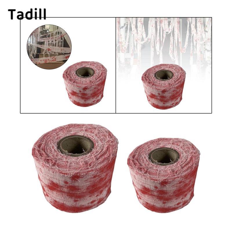 Tadill Halloween y Gauze 10M ตกแต่งฮาโลวีนที่ใช้งานได้จริงสําหรับห้องของขวัญฮาโลวีน