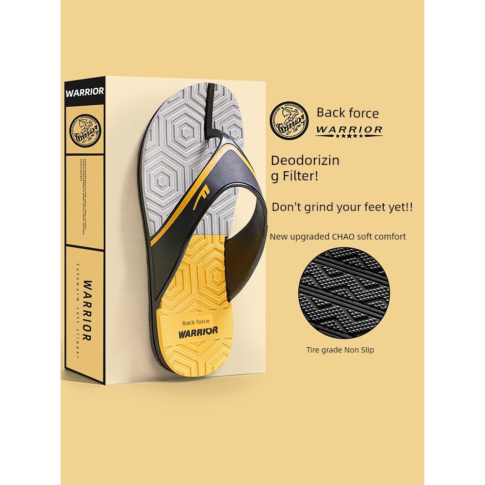 schooll รองเท้า สะดวกสบายและทนทาน ขนาดพลังงานแสงอาทิตย์ รองเท้าแตะFlip-Flopsสำหรับผู้ชาย แบบAnti-sli