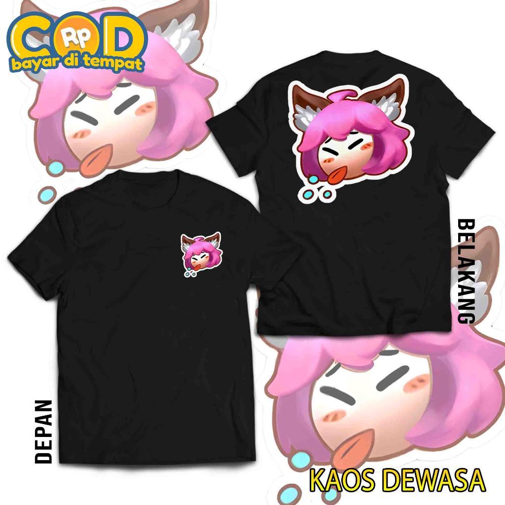 KATUN Mobile Legend Emote T-Shirt - เสื้อยืด ML Emoji - เสื้อยืด Nana Pink Wlee Emote - เสื้อยืดผู้ใ