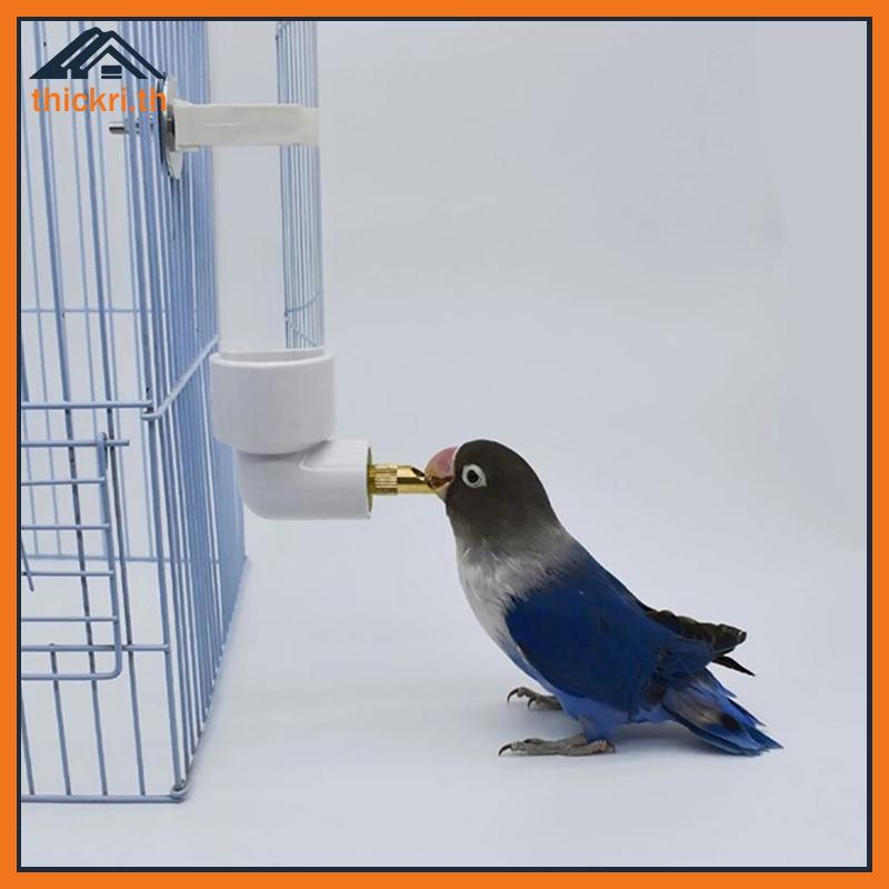 TT 130ml Parrot Water Dispenser ขวดดื่มแขวนอัตโนมัติ Feeder กรงอุปกรณ์เสริมสําหรับ Chinchillas กระต่