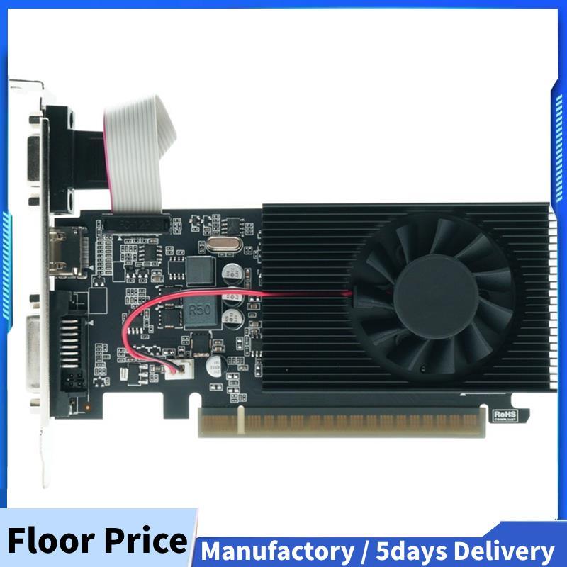 GT730 4GB กราฟิกการ์ด GT730 DDR3 128Bit GDDR3 กราฟิกการ์ด - รองรับเอาต์พุต DVI และ VGA