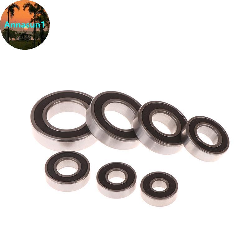Annasun 2PCS 6000RS 6001RS 6002RS 6003RS 6004RS 6005RS แบริ่งบอลร่องลึก 6000 6001 6002 6003 6004 600