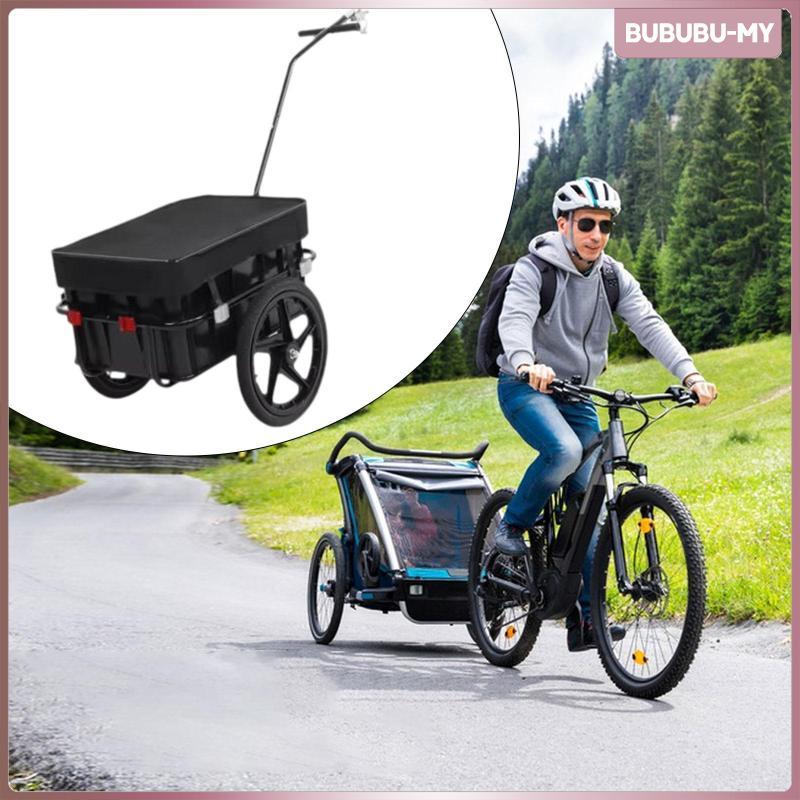 [BubuMY] Bike Cargo Trailer ปฏิบัติที่ถอดออกได้จักรยาน Wagon Trailer Towable Bike Trailer สําหรับช้อ